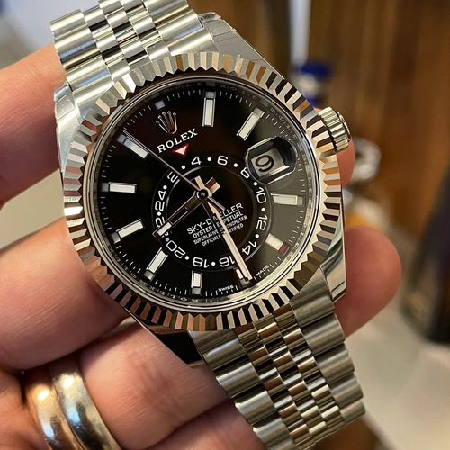 ROLEX SKY DWELLER - SILVER BLACK