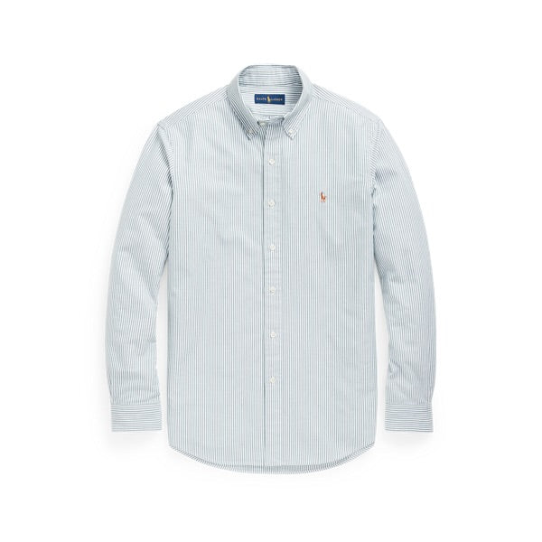 RALPH LAUREN LINEN SEA GREEN SHIRT