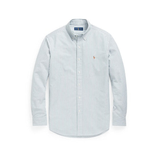 RALPH LAUREN LINEN SEA GREEN SHIRT